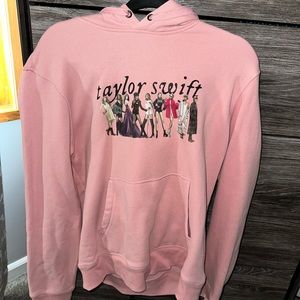 Unofficial Taylor Swift Eras Sweatshirt Pink